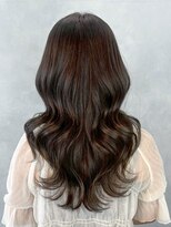 シオン(shion)&nbsp;ロンググレージュ暗めカラー韓国ヘア顔周りレイヤー_ba564081