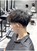 テーパーフェードフリンジカットフリンジヘア刈り上げフェード