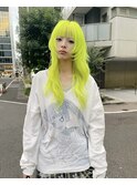 ネオンイエローハイトーンケアブリーチレイヤー
