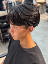 シーフ 千葉(Cyf)&nbsp;MEN’S HAIR/千葉駅/センターパート/曲がる縮毛矯正/齊藤大樹