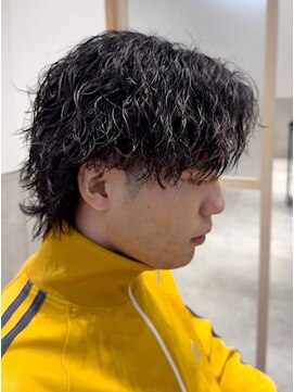 ツイストスパイラルウルフ【メンズ/パーマ/眉毛/沖縄市/美里】