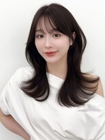 アマトウキョウスマートサロン(AMA TOKYO×Smart Salon) くびれミディアムレイヤー/顔まわりカット/美髪レイヤーカット