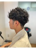 エアリーな束感◎ソフトツイストパーマ×マッシュショート/藤沢