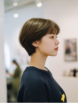 ラファンジュ ヘアー(Rohange hair) 大人ショート ココアブラウン