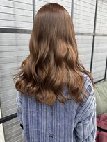 ロックス バイ マグ 松本(rocks BY MAG)&nbsp;ブリーチカラー×ミルクティーベージュ◎韓国風くびれヘア