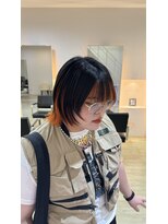 タイドヘアー 高槻2号店(TIDE HAIR)&nbsp;ウルフカット×インナーカラー