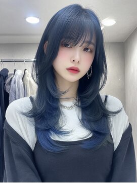 サロンドアイ(salon de i) デザインカラーレイヤー × ブルーブラック