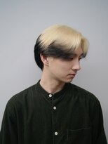 リベロ 柏(Libero) ホワイトブロンド×エンドカラー ブラック
