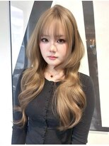 ヘアサロン ガリカ 表参道(hair salon Gallica)&nbsp;ハニーベージュ×ボリュームハイレイヤー