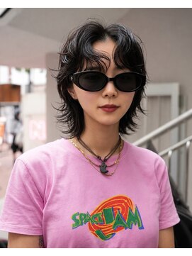 ノラ シブヤ(NORA) 小顔ミディアムパーマミディアムデジタルパーマボブパーマ前髪