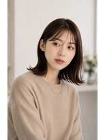 ガーデン ジングウマエ(GARDEN jingumae)&nbsp;透明感ショコラカラー×小顔レイヤーミディ