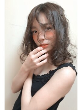 ラウンジ モリオ イケブクロ(Lounge MORIO Ikebukuro) 【morio池袋】ラフウェーブロングボブ