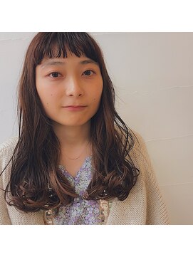 モロコ 神保町 小川町店(moloco) ピンクベージュロングウェーブ