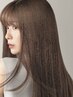 【梅雨時期最適♪】カット+髪質改善酸熱トリートメント¥11700