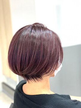 エレノア 梅田店(Eleanor) 前髪長めショートボブ