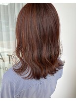 トリート 市川店(TREAT) シアーピンク×極細ハイライト_市川