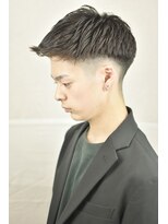 レ ギャルソン 仙台店(Les Garcons)&nbsp;アップバングメンズフェードニュアンスパーマツイストパーマ