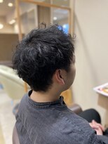 ヘアサロンアンドヘアメイクディー(hair salon hair make D)&nbsp;仙台D　地毛のクセを活かすマッシュボブでオシャレヘア