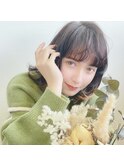 透け感たっぷりダークグレージュ♪