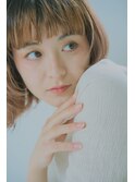 美髪/ショート/ボブ/外ハネ/ベージュ/ゴールドブラウン