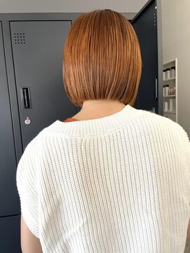 レノ(RENO) orange brown× bob@20代30代40代