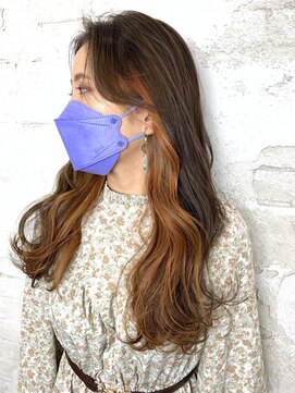 プライズ アイリス 池袋東口店(prize Iris) インナーハイライトオレンジ10代20代11000円