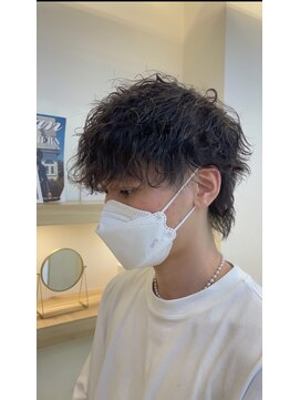 オーバルバイアピッシュ(OVARL by apish) 波巻きウルフ/くるくるなみなみウェーブ/くせ毛風パーマ