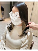 プラグ バイ ネオリーブ(plug by neolive)&nbsp;ショコラアッシュ×髪質改善 [髪質改善/縮毛矯正]インナーカラー