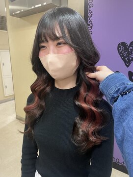 アンリップ ジー(salon unripＧ) m.m#インナーカラーレッド