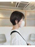 パツっとショート/olive ash
