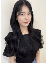 シェノン 西梅田(CHAINON)&nbsp;前髪/グレーベージュ/レイヤーロング/レイヤースタイル