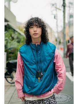 ボンド 三軒茶屋(Bond) メンズロング×ウルフパーマ【三軒茶屋 メンズカット RYUKI】