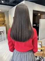 ヘアー アイス ルーチェ(HAIR ICI LUCE)&nbsp;ブリーチなしオリーブベージュグレージュカラーグレーベージ中西