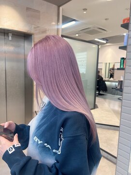 リリー(Lilley) 【lilley 稲永麻衣】ロングヘア+髪質改善+ブリーチ+韓国ヘア