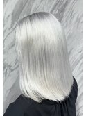 【Fumiya】ホワイトシルバー×髪質改善