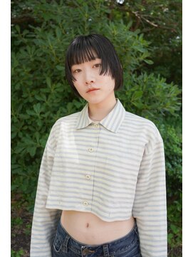 ヒツジ(hitsuji) ライン感のある姫カット×ボブ