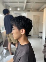 メンズカット バイ ソイクフ(メンズカット by SOY-KUFU)&nbsp;MEN'SHAIRアッシュブラックベリーショートダークアッシュ