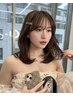 カット+顔まわり縮毛矯正 ￥10400