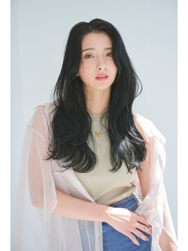 イーズ(EAZE) 韓国風大人レイヤーブルーブラック