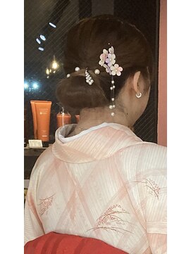 ヘアーサロン まつもと 着物ヘアセット