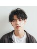【メンズ限定◆人気No.3】カット+デザインパーマ+シャンプー￥6900