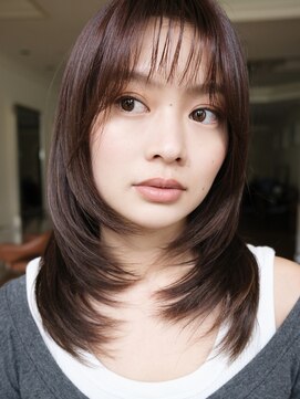 ビュートリアム265(BEAUTRIUM 265) ◆小顔レイヤーカット/銀座/ショコラブラウン/シースルーバング