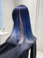 アソビセカンド 原宿(ASOBI 2nd) ダブルカラー/黒髪/ボブルフ/ネビージュ/原宿/デザインカラー