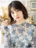 アッシュオリーブ前下がりボブウェットヘアh3浦和20代30代40代