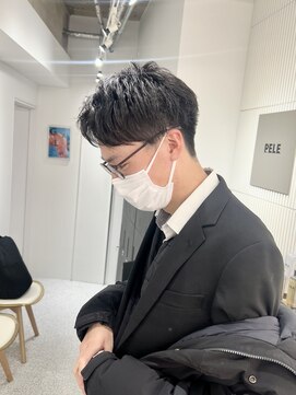 メンズペレ 渋谷(MEN'S PELE) ニュアンスパーマ/韓国マッシュ/スパイキーショート/渋谷