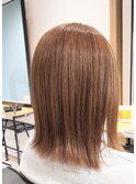 切りっぱなしボブ