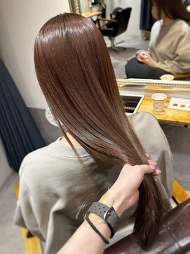 アントワープトーキョー(antwerp TOKYO) 30代40代酸性ストレート髪質改善イルミナカラー縮毛矯正ベージュ