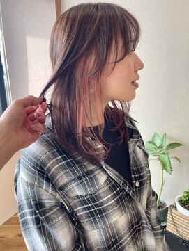ダアッカ(da acca) イヤリングカラーピンクベージュ