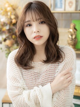 カバーヘアアンドスパ ブリス 浦和(COVER HAIR&SPA bliss) 抜け感くびレイヤー韓国風ニュアンスパーマh3浦和20代30代40代