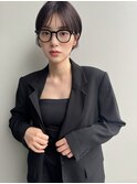 イメチェン  美髪 ワイドバング モード 大人ショート マッシュ